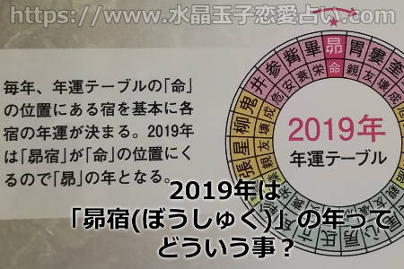2019年は「昴宿(ぼうしゅく)」の年ってどういう事？